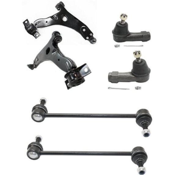 Geelife Control Arm Kit For 2000-2004 Ford Focus Front Left and Right 6pc