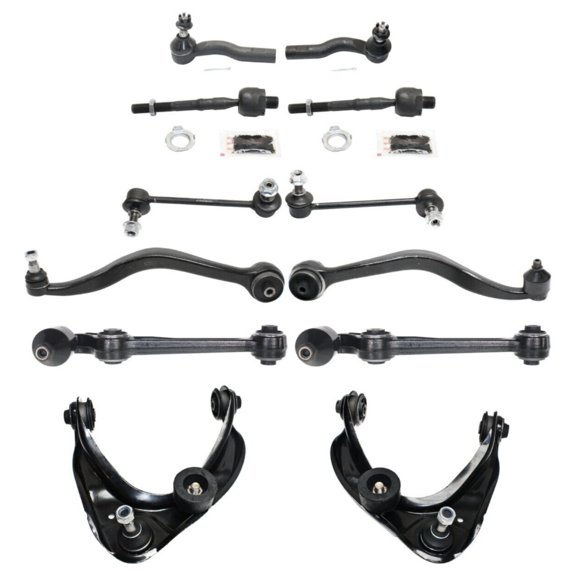 Geelife Control Arm Kit For 2006-2008 6 6 Front with Sway Bar Links Tie Rod Ends FWD