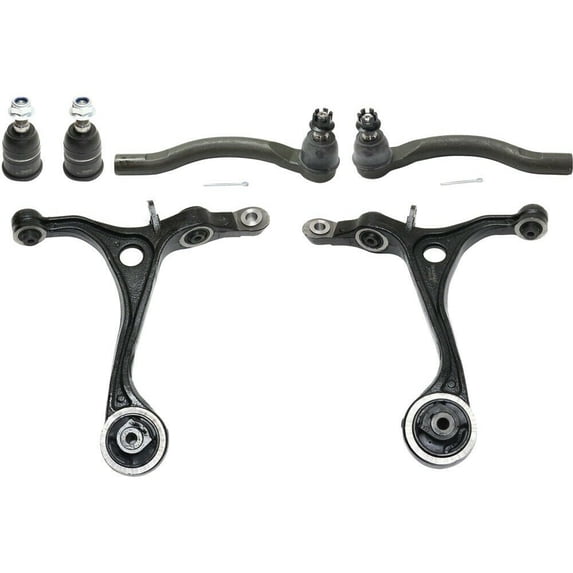 Geelife Control Arm Kit For Acura 2004-2006 TL Front with Ball Joint Tie Rod End FWD 6pc