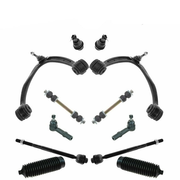 Geelife Control Arms Ball Joints Tie Rods Boots Sway Bar Links For Cadillac Chevy GMC