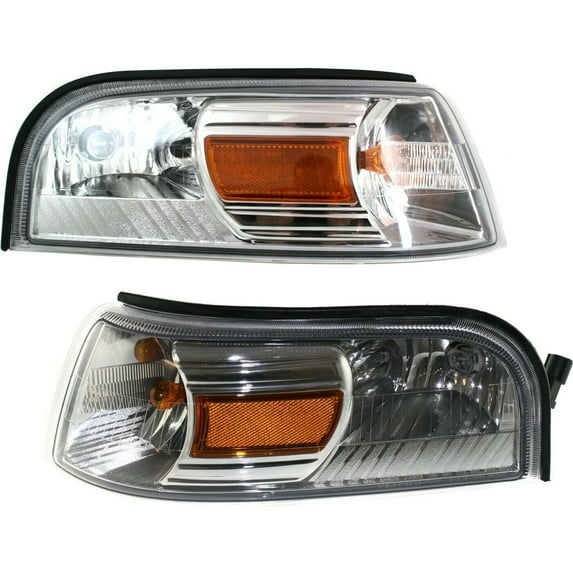 Geelife Corner Light For Mercury 2006-2011 Grand Marquis Set of 2 LH RH Incandescent