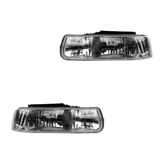 Geelife Diamond Performance Headlight Headlamp Set for Silverado Suburban Tahoe