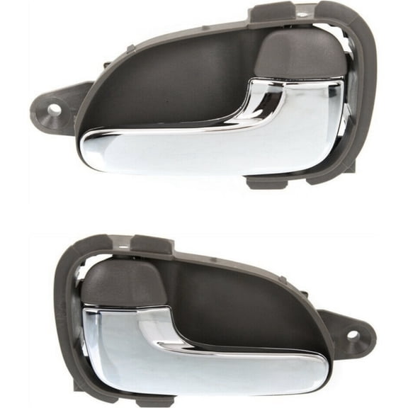 Geelife Door Handle Set For 1999-2002 Quest Villager Front Brown w/Woodgrain Trim 2-Pcs