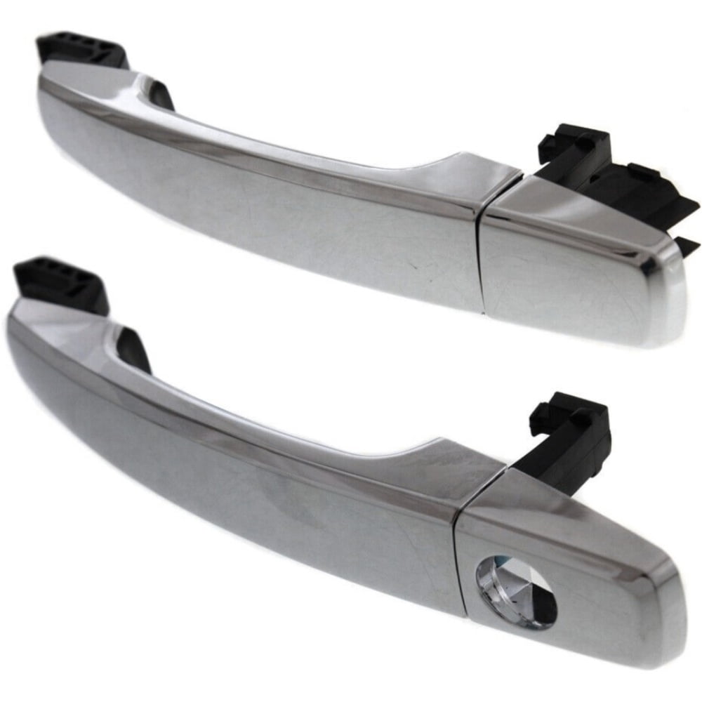 Geelife Door Handle Set For Buick Cadillac Chevy Front or Rear Chrome Plastic 2-Pcs
