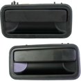 thumbnail image 1 of Geelife Door Handle Set For Cadillac Chevrolet GMC Rear Smooth Black Metal 2-Pcs, 1 of 12