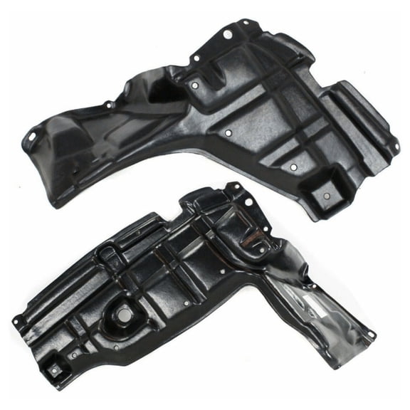 Geelife Engine Splash Shield Left & Right Side For 2008-12 Scion xD 2007-12 Toyota Yaris