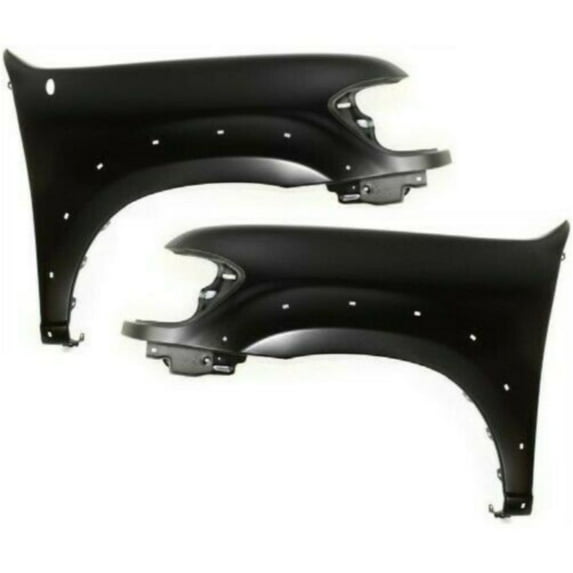 Geelife Fender Set For 01-04 Sequoia 04 Tundra Front Primed Steel w/ Mudguard Provision