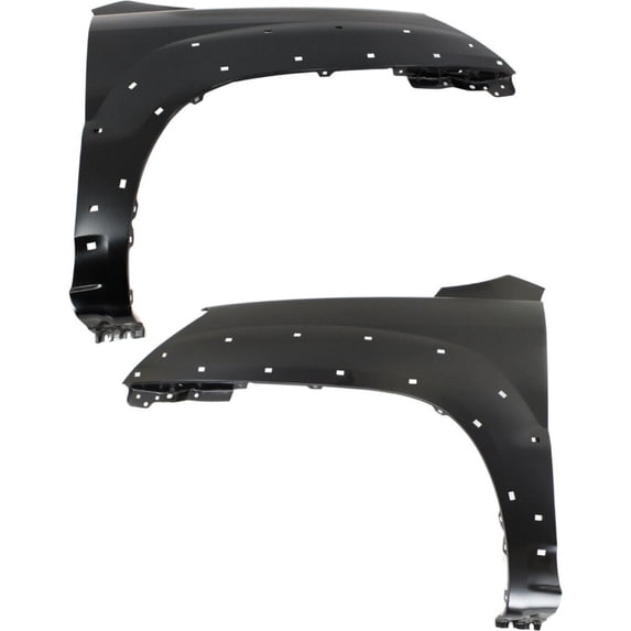 Geelife Fender Set For 05-10 Sportage Front Primed Steel w/ Molding Holes Pair