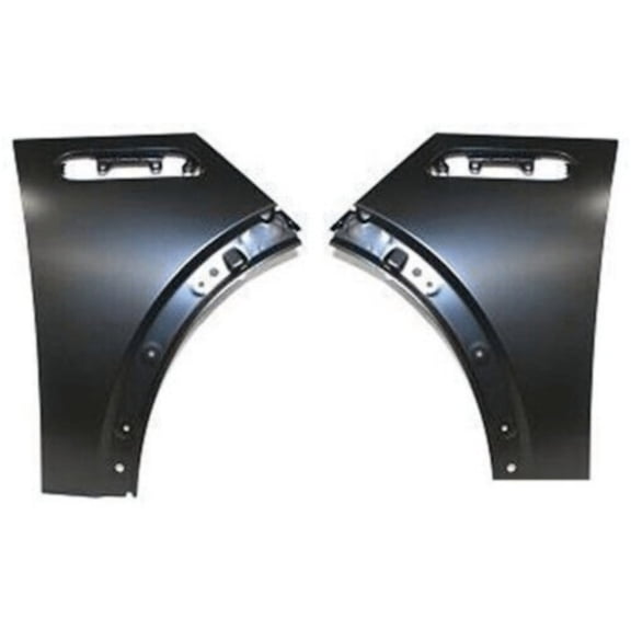 Geelife Fender Set For 2002-2008 Mini Cooper Front Primed Steel w/ Molding Holes Pair