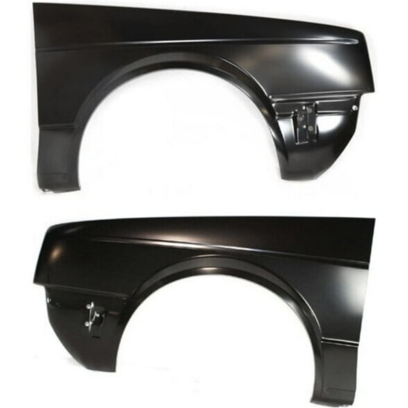 Geelife Fender Set For VW 1985-1993 Cabriolet 1975-1980 Rabbit Front Primed Steel Pair