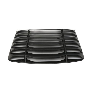 IKON MOTORSPORTS Gloss Black Rear Window Louver For Infiniti G35 Coupe 2003-2007