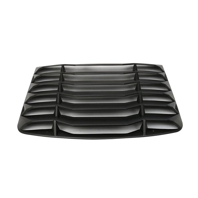 IKON MOTORSPORTS Gloss Black Rear Window Louver For Infiniti G35 Coupe 2003-2007