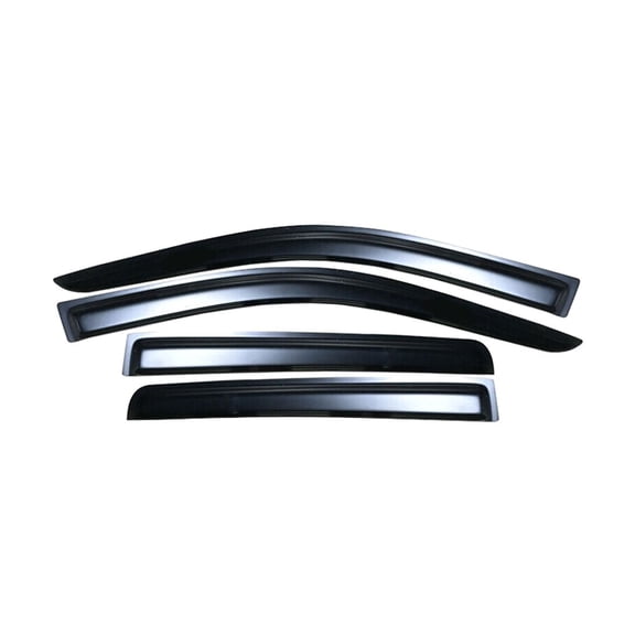 Geelife Fits 07-17 Jeep Compass Acrylic Tape On Window Visors Sun Rain Guard Deflector