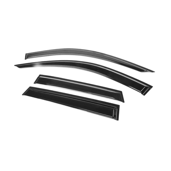 Geelife Fits 13-19 Audi A3 S3 RS3 Hatchback Window Visors Rain Sun Guard 4PC Deflector