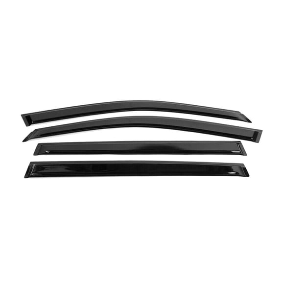 Geelife Fits 14-19 Toyota Highlander Slim Style Window Visors Rain Guard Deflector 4PC