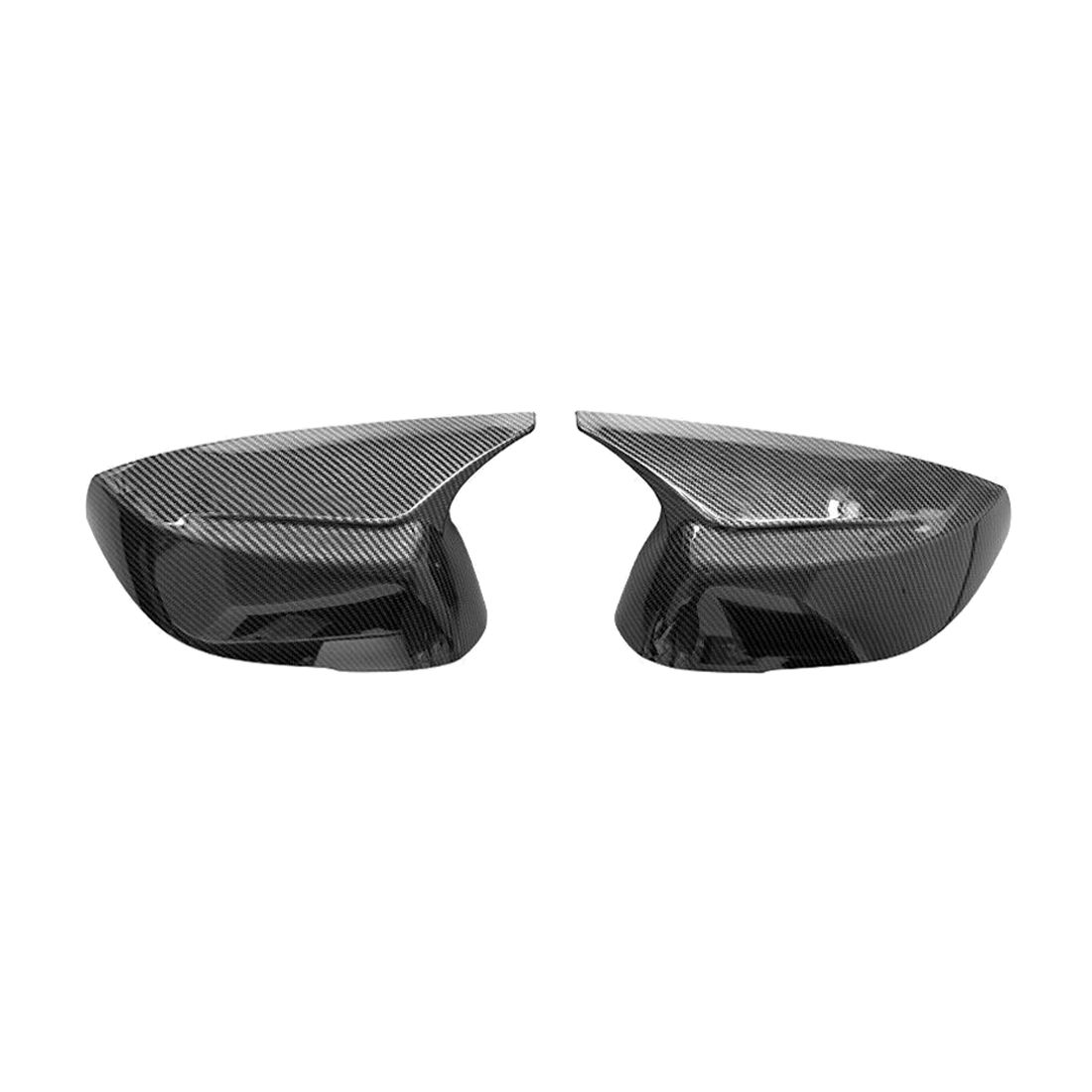 Carbon Fiber Print Mirror Cover Caps For 2014-2023 Infiniti Q50 & 2017-2022 Q60 (X-Style) 2 thumbnail image