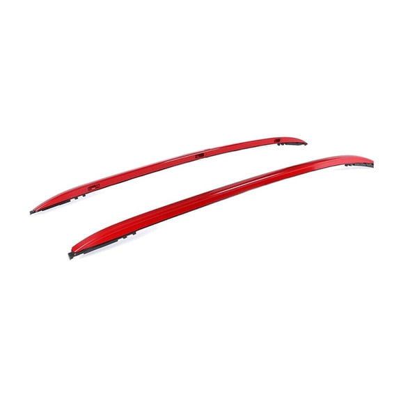 Geelife Fits 18-20 Toyota C-HR 4DR OE Style Red Roof Rack Side Rails Bar Aluminum - 2PCS