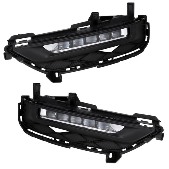 Geelife Fog Lights 2Dr LED Driving Bumper Switch L+R