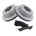 thumbnail image 1 of Geelife For 00-02 Ram 2500 00-02 Ram 3500 Front Brake Pad & Performance Rotor Kit, 1 of 7