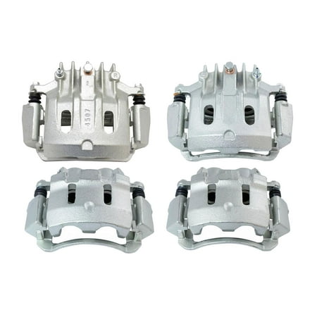 Geelife For 00-05 Excursion Front & Rear Disc Brake Caliper with Bracket & Hardware Kit