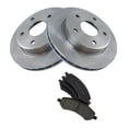 thumbnail image 1 of Geelife For 05-10 Dakota 06-09 Raider 11 Dakota Front Ceramic Brake Pad 2 Rotors Kit, 1 of 9