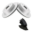 thumbnail image 1 of Geelife For 05-12 Pathfinder Sport Utility Rear Ceramic Brake Pad & 2 Coated Rotor Kit, 1 of 7