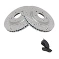 thumbnail image 1 of Geelife For 07-12 Nissan Sentra Sedan Front Ceramic Brake Pad & Performance Rotor Kit, 1 of 9