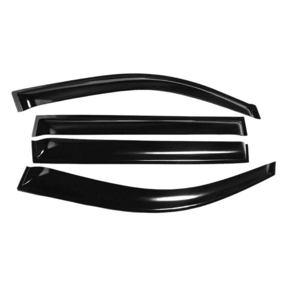 Geelife For 08-13 Highlander Slim Style Window Visors Rain Sun Guard Deflector