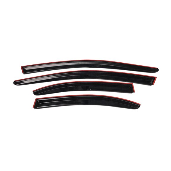 Geelife For 08-17 Lancer For 08-17 Lancer & V2 Tape on Window Visors Acrylic 4 Pc