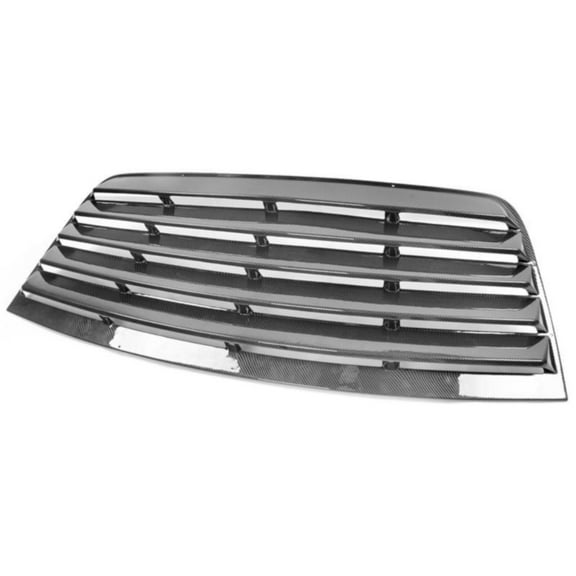 Geelife For 08-22 Challenger Coupe Rear Window Louver Carbon Fiber Print Rain Sun Guard