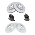 thumbnail image 1 of Geelife For 12-14 Passat Front & Rear Ceramic Pads & Performance Brake Rotor Kit, 1 of 10