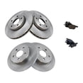 thumbnail image 1 of Geelife For 12-18 Ford Focus Front & Rear Ceramic Disc Brake Pad & Rotor Kit w/Chemicals, 1 of 10