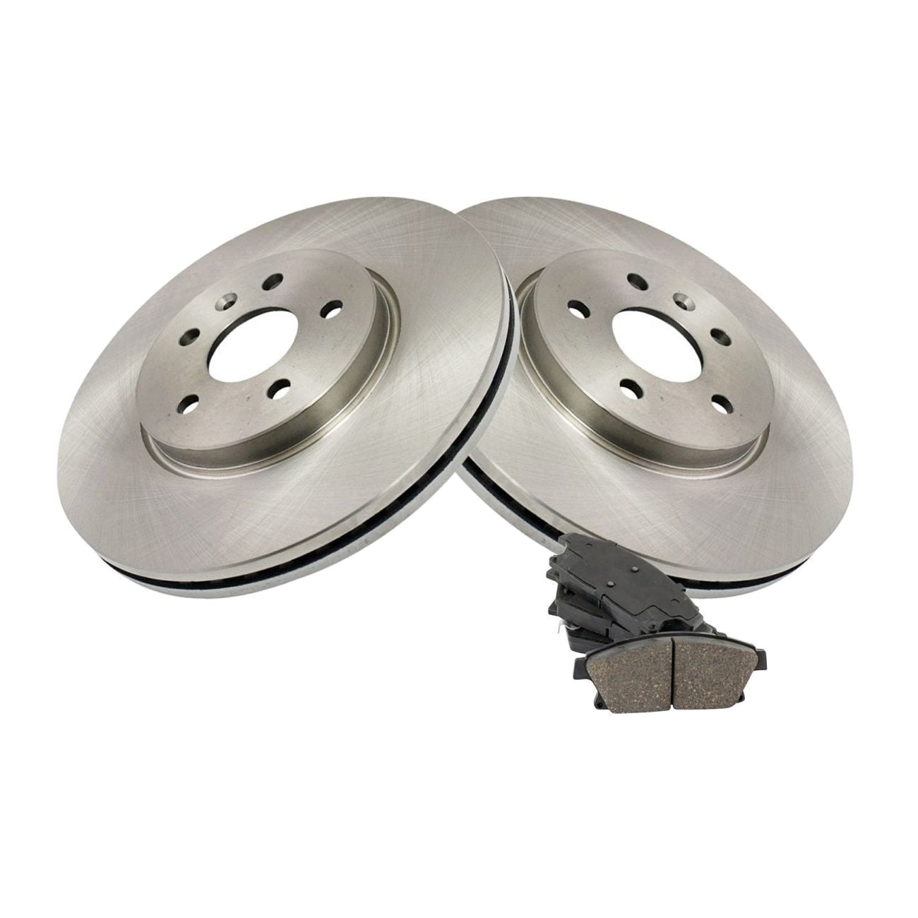 TRQ Front Posi Ceramic Disc Brake Pads and Rotor Kit for 07
