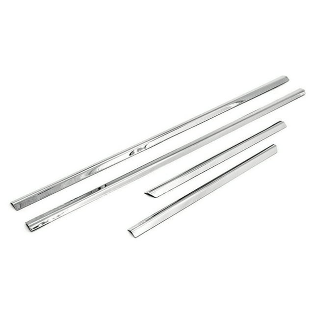 Geelife For 1500 2500 3500 QUAD Cab Stainless Steel Chrome Window Sill ...