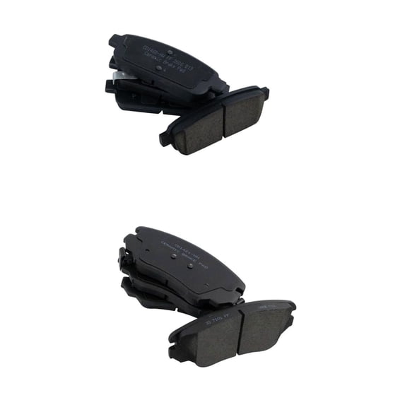 Geelife For 16-19 Buick Cascada 14 Cadillac ELR Front & Rear Ceramic Disc Brake Pad Kit