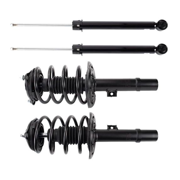 Geelife For 16-21 Civic Sedan 16-20 Civic Coupe Front Complete Struts & Rear Shocks Kit