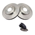 thumbnail image 1 of Geelife For 18-19 Nissan Kicks Front Posi Ceramic Brake Pad & Rotor Kit Set, 1 of 9