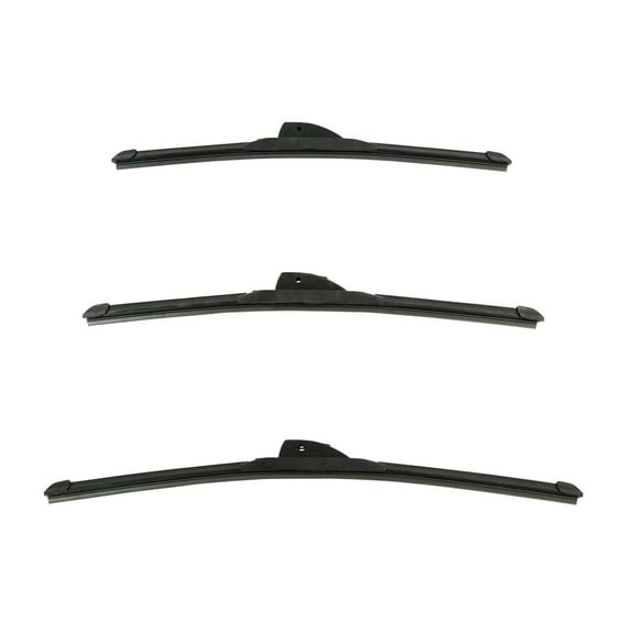 Geelife For 1992 Eagle Summit Tech Windshield Wiper Blade Front & Rear 3pc Set