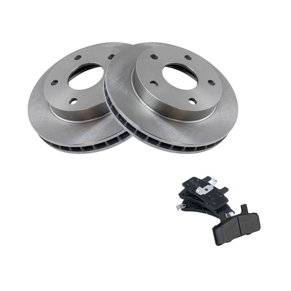 Geelife For 1994-1999 Dodge Ram 1500 Brake Pad & Rotor Kit Metallic Front w/Chemicals