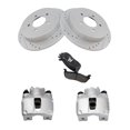 thumbnail image 1 of Geelife For 1997-2004 Ford Lincoln Rear Ceramic Pads Performance Rotors & Calipers, 1 of 7
