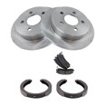 thumbnail image 1 of Geelife For 1997-2005 Buick Chevrolet Oldsmobile Pontiac Rear Brake Pad & Rotor Kit, 1 of 7