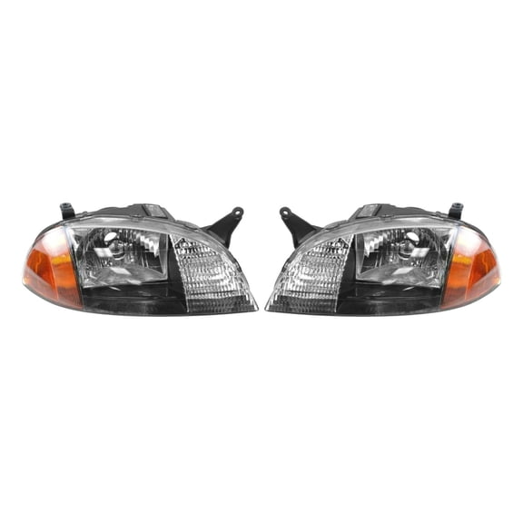 Geelife For 1998-2001 Chevrolet Metro 1998-2000 Pontiac Firefly Solutions Headlight Set