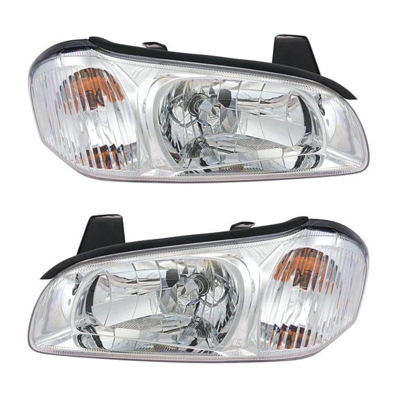 Geelife For 2000-2001 Nissan Maxima Sedan Headlights Headlamps Left & Right Set