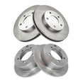 thumbnail image 1 of Geelife For 2000-2006 Chrysler Dodge Mitsubishi Front & Rear Disc Brake Rotor Kit of 4, 1 of 9