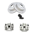 thumbnail image 1 of Geelife For 2003-2008 INFINITI Rear Semi-Metallic Pads Performance Rotors & Calipers Kit, 1 of 8