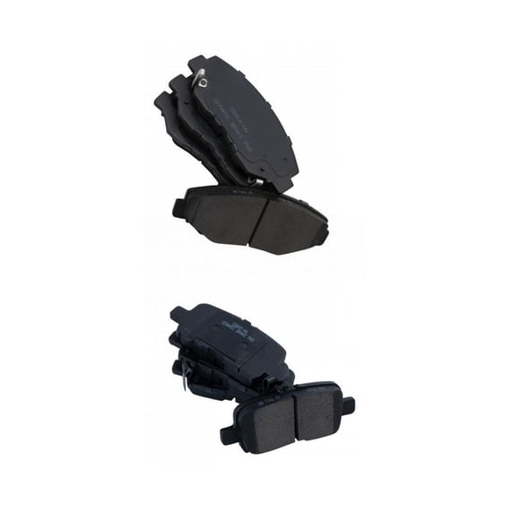 Geelife For 2003-2008 Pilot Sport Utility Ceramic Disc Brake Pads Set Kit Front & Rear