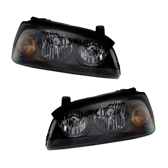 Geelife For 2004-2006 Hyundai Elantra Headlights Headlamps Left & Right Set