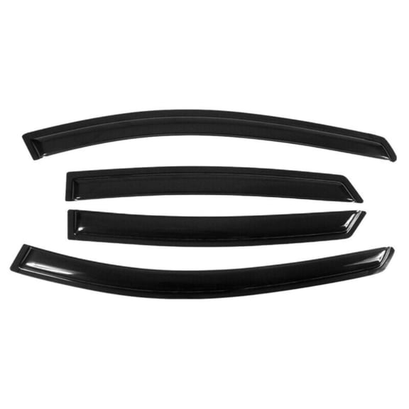 Geelife For 2004-2009 Prius Hatchback Slim Style Window Visors Rain Sun Guard Deflector
