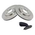 thumbnail image 1 of Geelife For 2006-2007 QX56 2006-2007 Armada Front Ceramic Disc Brake Pads & 2 Rotors Set, 1 of 8