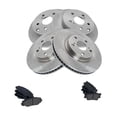 thumbnail image 1 of Geelife For 2006-2018 Toyota RAV4 Sport Utility Front & Rear Brake Pads & Rotor Kit, 1 of 7